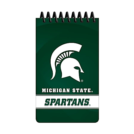 Markings by C.R. Gibson® Memo Books, 3" x 5", 1 Subject, College Ruled, 100 Pages (50 Sheets), Michigan State Spartans, Pack Of 3