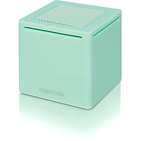 A.M.P Sugarcube Speaker System - Portable, Desktop - Battery Rechargeable - Wireless Speaker(s) - Green