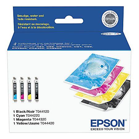 Epson® T0441 (T044120-BCD) DuraBrite® Black/Color Ink Cartridge