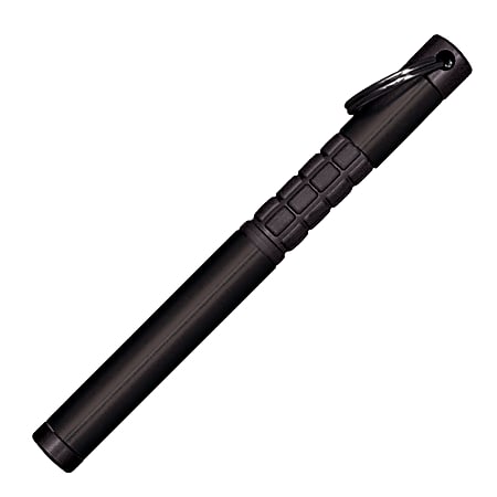 Fisher Bullet Space Pen With Caribiner And Neck Cord, Trekker, Bold Point, 1.1 mm, Black Matte Barrel, Black Ink