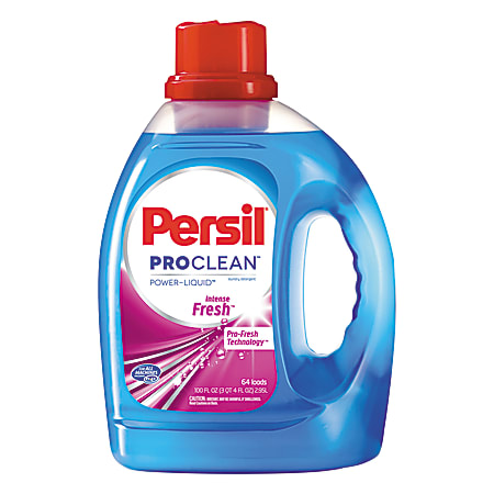 Persil Power-Liquid Laundry Detergent, Intense Fresh Scent, 100 Oz Bottle