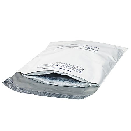 Office Depot® Brand Cool Stuff Insulated Mailers, 12" x 14", White, Case Of 18