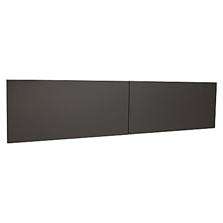 WorkPro® Modular Flipper Door Kit, For 72" Stack On Hutch, Charcoal