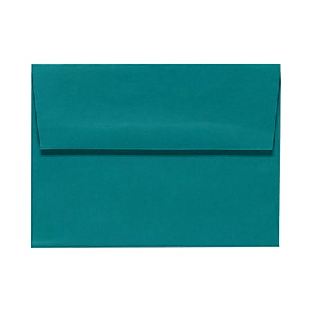 LUX Invitation Envelopes, A6, Peel & Press Closure, Teal, Pack Of 250