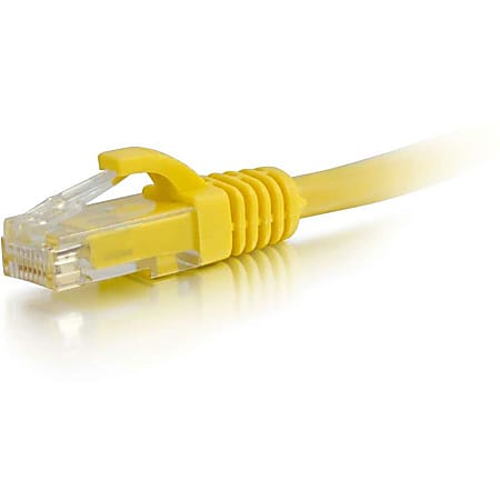 C2G 10ft Cat6 Ethernet Cable Snagless Unshielded (UTP) - Yellow - Category 6 for Network Device - RJ-45 Male - RJ-45 Male - 10ft - Yellow