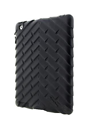 Gumdrop DropTech - Protective cover for tablet - silicone rubber - black/black