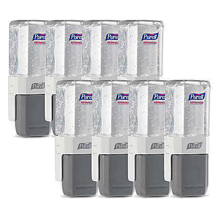Purell® Advanced Hand Sanitizer Everywhere System Kit, 15.2 oz Refill, Pack Of 8 Kits