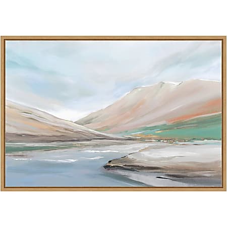 Amanti Art Royal Hills by Isabelle Z Framed Canvas Wall Art Print, 23" x 16", Maple