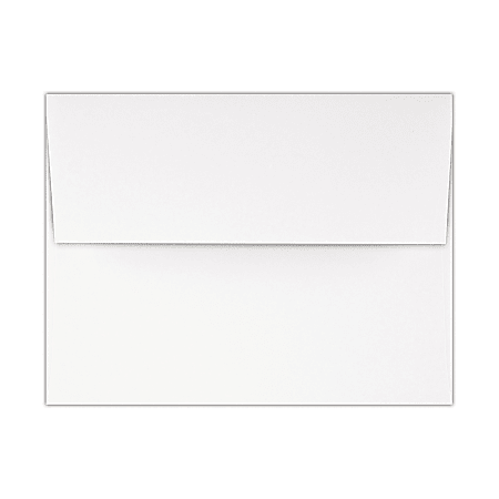 LUX Invitation Envelopes, A2, Peel & Press Closure, Red/White, Pack Of 50