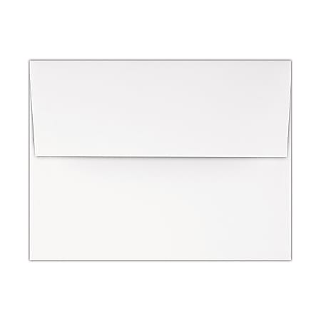 LUX Invitation Envelopes, A2, Peel & Press Closure, Red/White, Pack Of 50