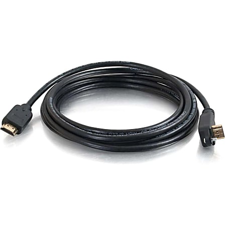 C2G 4m TruLink Media Gateway HDMI Cable with 90° downward-angled male connector