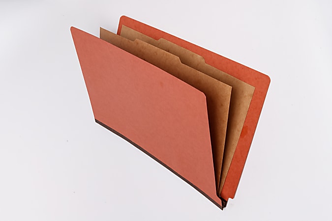 Atlas End Tab Classification Folders With Fasteners 2 Dividers Legal ...