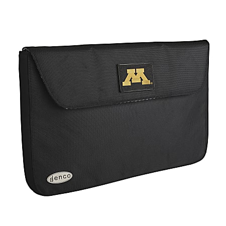 Denco Sports Luggage NCAA Laptop Case With 17" Laptop Pocket, Minnesota Golden Gophers, Black
