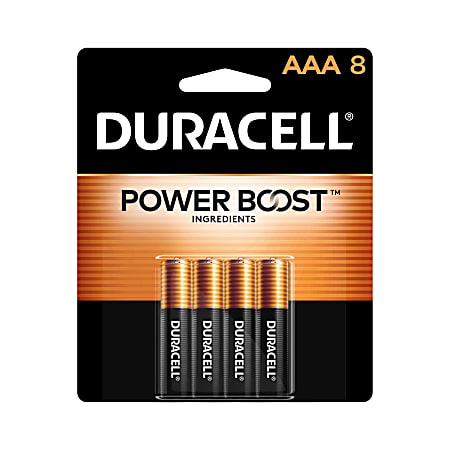 Duracell® Coppertop AAA Alkaline Batteries, Pack Of 8