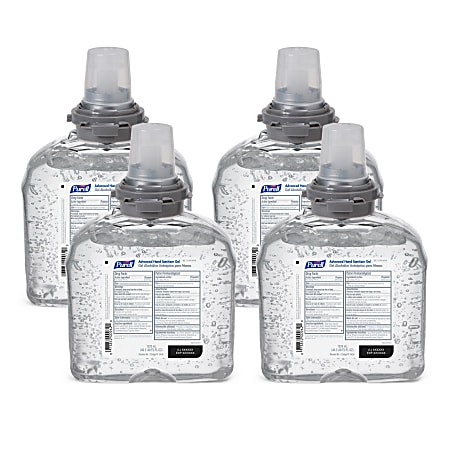 PURELL® Advanced Hand Sanitizer Gel Refill, Refreshing Fragrance, 1200 mL, Case Of 4