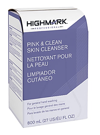 Highmark® Professional, Pink & Klean Skin Cleanser, 800 mL, Case Of 12