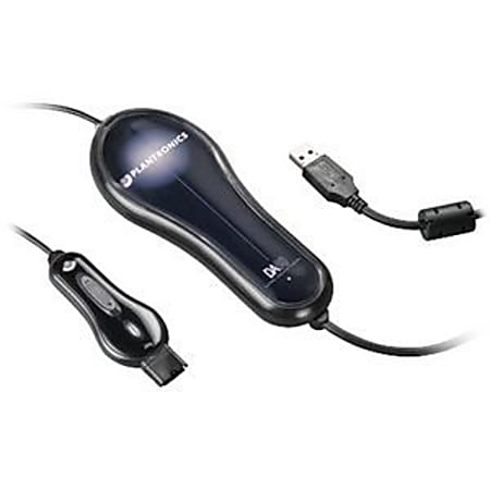 Plantronics® DA60 USB-To-Headset Adapter With PerSono Pro 2.0 Software