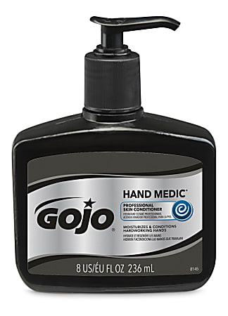 GOJO® HAND MEDIC® Professional Skin Conditioner, 8 Oz Pump Bottle, Pack Of 6