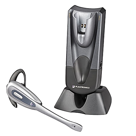 Plantronics® CS50-USB™ Wireless Headset System For VoIP, Graphite