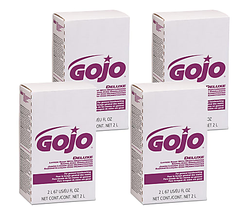 GOJO® NXT Lotion Hand Soap, Light Floral Scent, 67.62 Oz, Case Of 4 Refills