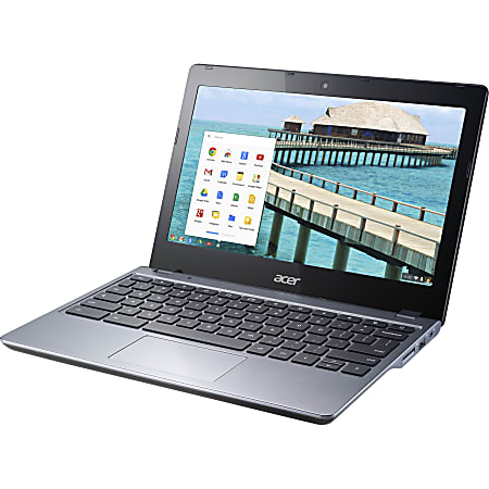 Acer C720-34054G03aii 11.6" LCD Chromebook - Intel Core i3 i3-4005U Dual-core (2 Core) 1.70 GHz - 4 GB DDR3L SDRAM - 32 GB SSD - Chrome OS 64-bit - 1366 x 768 - ComfyView