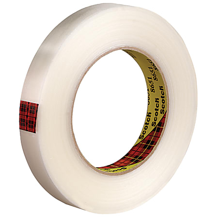 Scotch® 8651 Strapping Tape, 3" Core, 0.75" x 60 Yd., Clear, Case Of 12