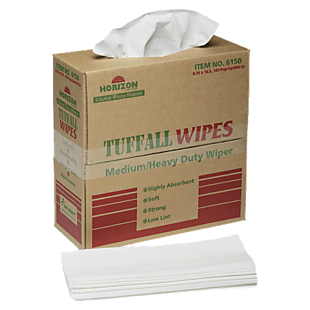 SKILCRAFT® 1 Ply Paper Towel Wipes, 9 3/4" x 16 3/4", Case Of 100 (AbilityOne 7920-01-512-2413)