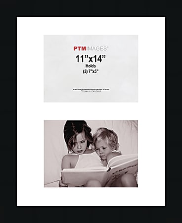 PTM Images Photo Frame, Collage, 11"H x 14"W, Black