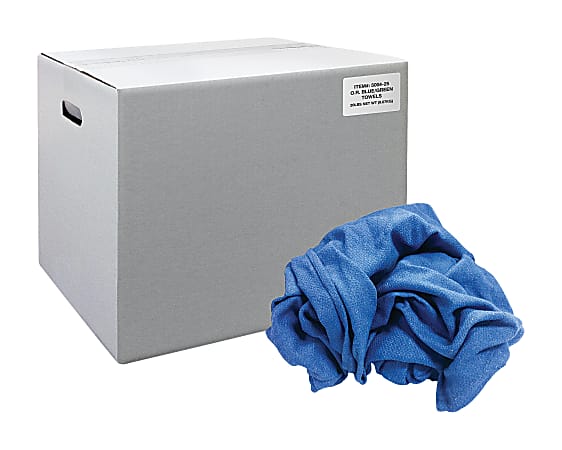 Huck Surgical Towels, blue/green, 20 lbs. per case