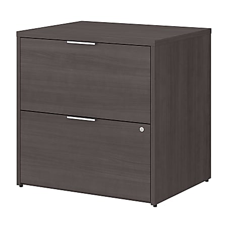 Bush Business Furniture Jamestown 24"D Lateral 2-Drawer File Cabinet, Storm Gray, Delivery