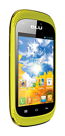 BLU Dash Music D172a GSM Unlocked Dual SIM Android Smartphone, Yellow