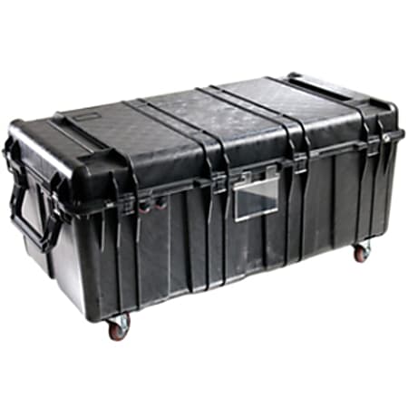 Pelican 0550NF Large Transport Case without Foam - Internal Dimensions: 47.57" Width x 24.07" Depth x 17.68" Height - External Dimensions: 51.1" Width x 27.5" Depth x 22.8" Height - 82.29 gal - Latching Closure - Stackable - Polypropylene - Black