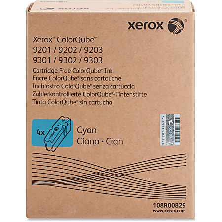 Xerox Solid Ink Stick - Solid Ink - 37000 Pages - Cyan - 4 / Pack