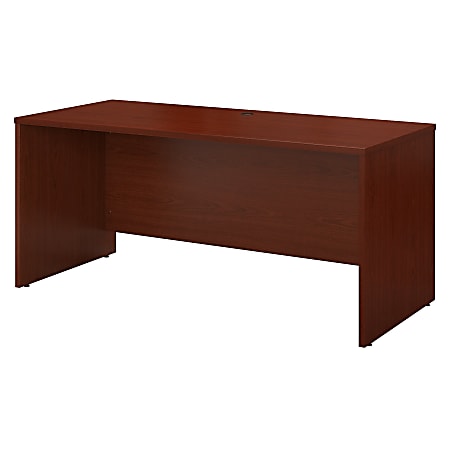 Bush Business Furniture Components Credenza Desk 60"W x 24"D, Mahogany, Premium Installation