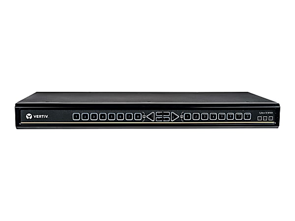 Avocent Cybex SCM185 Secure KVM Switch - 8-Port, Dual Display, DVI-I in, DVI-I out, Secure Matrix KVM with DPP (Dedicated Peripheral Port)