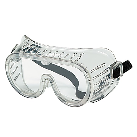 R3® Safety Economy Cover Safety Goggles, Clear