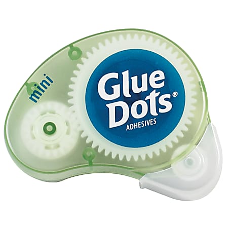 Glue Dots® Dot N Go® Dispensers, Poster, Clear/Purple, Case Of 6