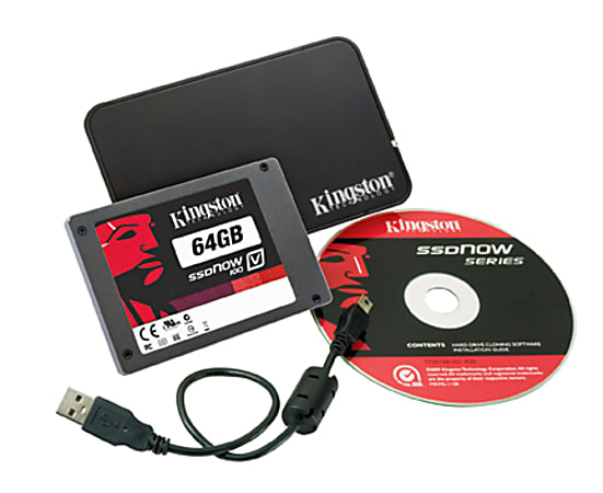 Kingston SSDNow V100 Notebook Bundle - SSD - 64 GB - internal - 2.5" - SATA 3Gb/s