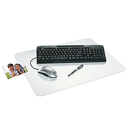 Office Depot® Brand Translucent Desk Pad, 14" x 30", Clear