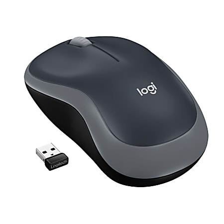 Logitech Marathon M705 Gray/Black 5-Buttons USB Wireless Bluetooth Optical  Mouse