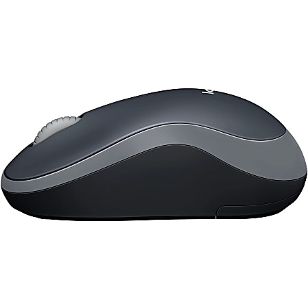 Logitech M185 Ambidextrous Wireless Mouse Swift Gray - Office Depot
