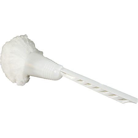 Impact Products Cone Bowl Mop - 5.50" Width Polypropylene Head - 13" Length - Non-slip, Acid Resistant, Heavyduty Handle - White - 50 / Carton