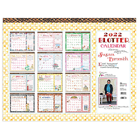 Giant 12 Month Desk Calendar 22 x 17 January to December - Office Depot