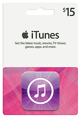 iTunes $15 Gift Card, iTunes Icon