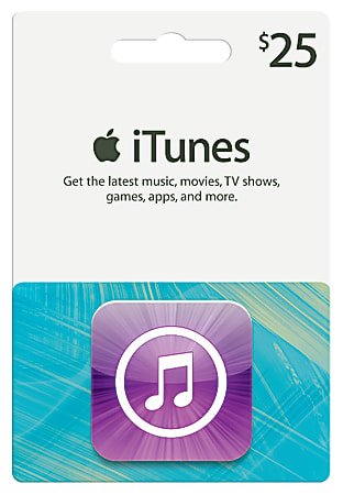iTunes $25 Gift Card, iTunes Icon