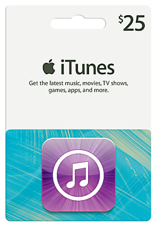 Apple iTunes Canada Gift Card – $25 –