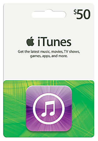 iTunes $50 Gift Card, iTunes Icon