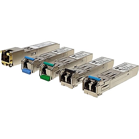 Omnitron Fast Ethernet Single-Fiber SFP Module BiDi Multimode 5km - 1 x 100BASE-BX-U (1310/1550) Fiber Optical Transceiver