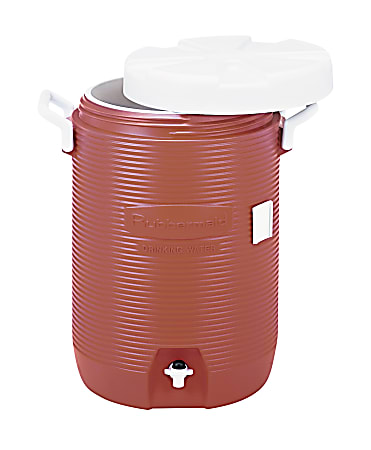 Rubbermaid® Insulated Beverage Container/Water Cooler, 5 Gallons, Orange