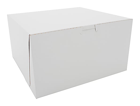 Southern Champion Bakery Box, 10X10X5.5, White, 100/Case